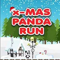 Weihnachts-Panda-Lauf